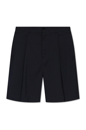 ショートパンツ VERSACE Women Shorts  Burmudas 1015377 1A100961B000 Black VERSACE Versace Black Shorts | jentestore